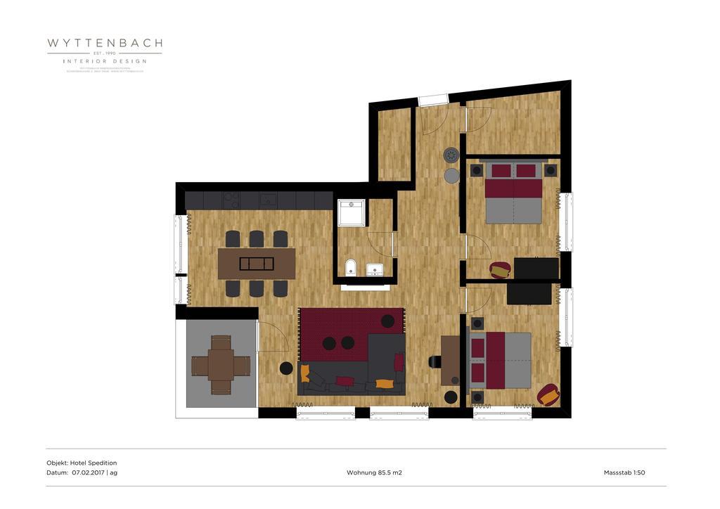 Apartment Spedition トゥーン エクステリア 写真